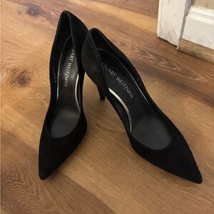 Stuart Weitzman Black Heels Classic Design